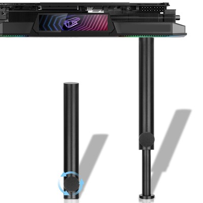 Tall GPU Support Bracket - Heavy Duty Adjustable GPU Anti Sag Holder & Suppor...