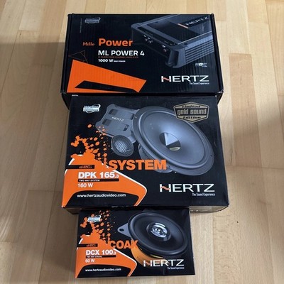 Hertz Soundpaket ML Power 4 Plus Lautsprecher Neu Original verpackt