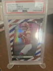 2024 Panini Prizm - Rookies Jayden Daniels Red White & Blue Prizm (RC) PSA 8