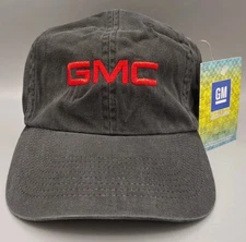 GMC Logo Hat Black Dealers Cap Headshots by KC Caps Embroidered Adjustable Y2K