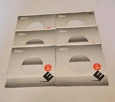 45 RPM 7" RECORD SLEEVES CO. SLEEVE 6 PACK SEE PHOTOS Elektra Records SLV371