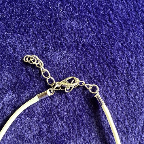 Tagger Clasp Silver Adjustable Necklace Bee Charm & BRAVE Tag Pendant, Lobster Clasp ...