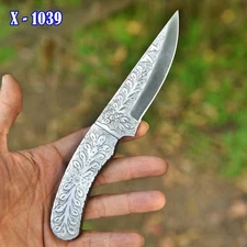Best Hand Engrave Steel Survival Hunting Knife Full Tang Best Hand Craft Knife