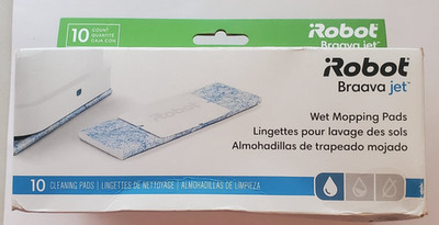 iRobot Braava Jet 200 Series Wet Mopping Cleaning Pads (10 Pack) New Sealed