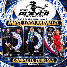 2026 Panini NWSL Player of the Day NWSL Logo Parallel - Pick Your Card - Singles