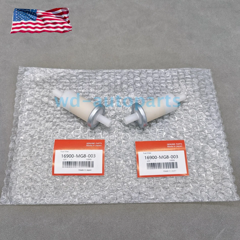 New 2x Fuel Filter For Honda Shadow ACE Aero Spirit 750 1100 Motorcycle Series - Изображение 3 из 4