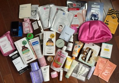 Lot of 33 Skincare + goodies/samples - Murad, Ouai, Kiehl s, Olay, L Occitane