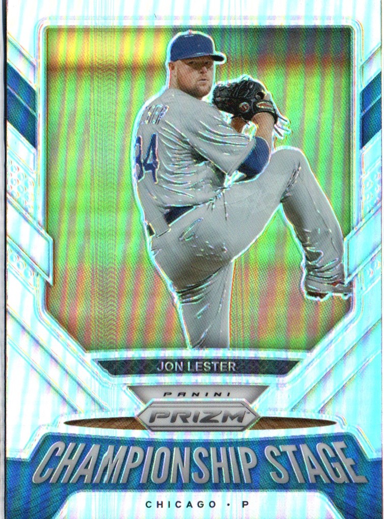 2021 Panini Prizm #CS7 Jon Lester Championship Stage Silver Prizm