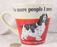 Wiscombe Art Com ECP Design English Springer Spaniel ceramic cup mug dog
