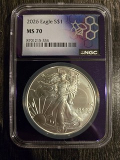 2026 American Silver Eagle 1 oz .999 Silver NGC MS70