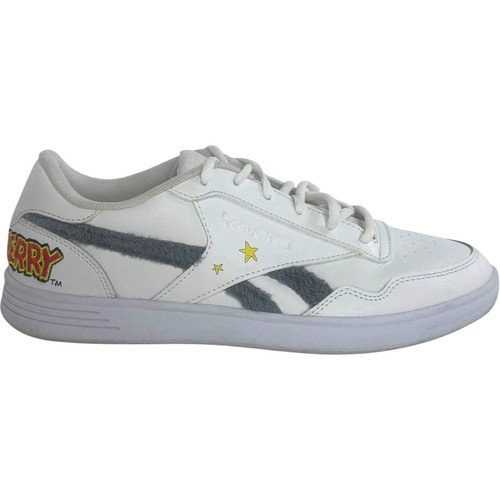 Reebok Club Memt Tom & Jerry Sneaker weiß grau Fell gelb Käse Damen 9,5 - Bild 4 von 16