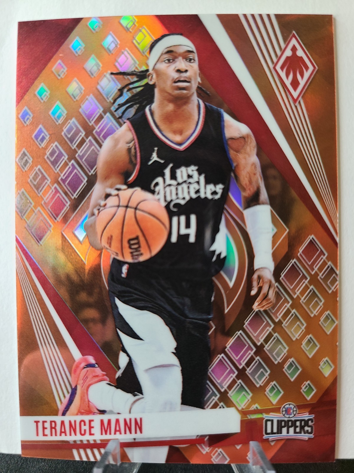2023-24 Panini Phoenix - Terance Mann #247 Orange Ice Phoenix /249