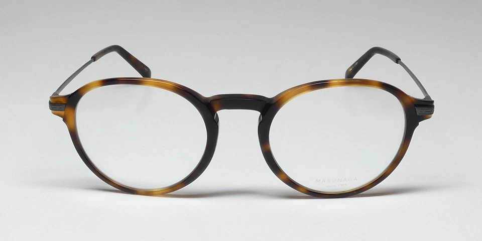 NUEVAS GAFAS MASUNAGA GMS-816 JAPÓN BORDE COMPLETO OVALADAS PARA HOMBRES 13 TORTUGAS DE PLÁSTICO Foto 3 de 4