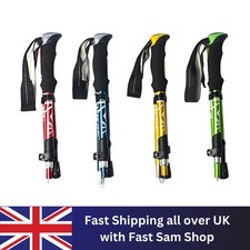 Nordic Walking Telescopic Sticks Poles Anti-Shock Trekking Hiking Poles Folding