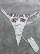   Victoria  s Secret For Love and Lemons SIENA Thong   Panty Size LARGE    