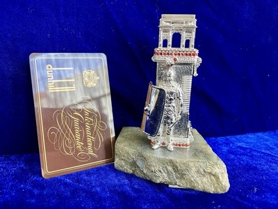 Dunhill Lighter Vintage 925 Silver Rollagas 99.9% New Condition Work Warranty