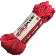 Pink 550 Paracord Type III 7 Strand Parachute Cord 10 25 50 100 Feet - USA Made