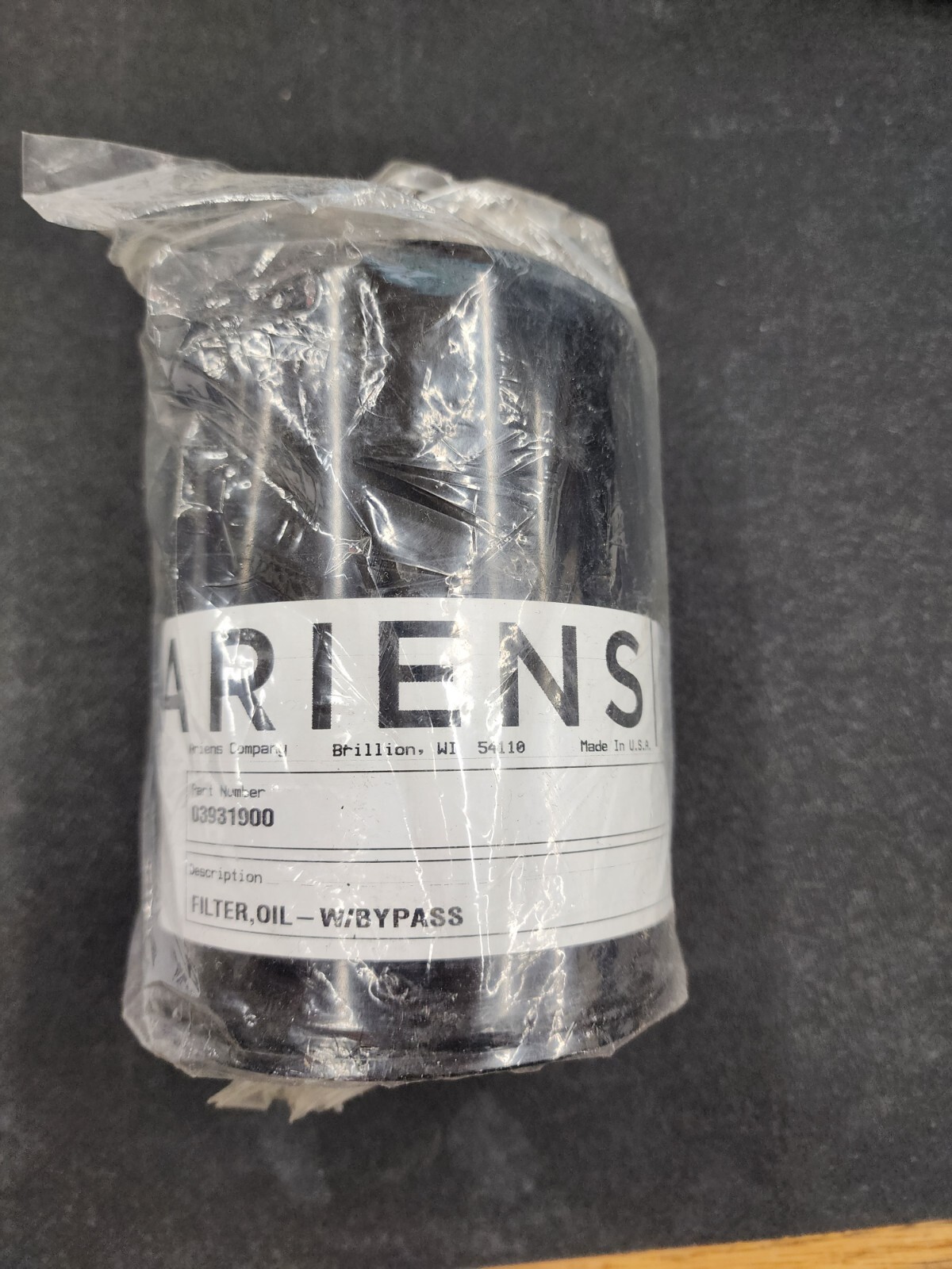 Genuine OEM Ariens Gravely Hydraulic Oil Filter For Log Splitter