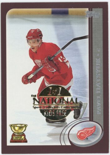 2001-02 Topps Pavel Datsyuk Rookie 1/1 National Convention #235 With COA - 第 1/2 張圖片