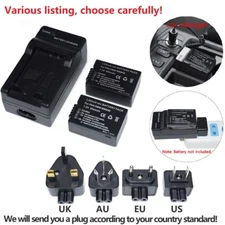 BP-DC9 Battery or Wall/Car Single Charger  for Leica V-Lux 2, Leica V-Lux 3 Cam