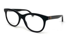 GUCCI GG0167O 001 Shiny Black / Demo Lenses 51mm Eyeglasses