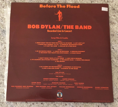 BOB DYLAN / THE BAND - BEFORE THE FLOOD LIVE- ORIGINAL 1974 DOUBLE VINYL ALBUM - Picture 6 of 6