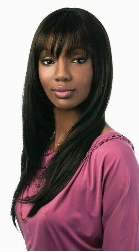 Sleek Synthetic Hair Wig Beyonce With Free Wig Cap All Colors