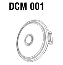 Ultraframe Dome Endkappe Mittelknopf konzentrisch - DCM001/WV