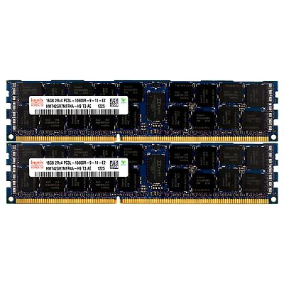 PC3L-10600 2x16GB HP Proliant DL585 DL980 ML370 SL165S SL165Z G7 Memory Ram