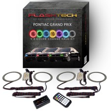 Rgb Multi Color Bluetooth Led Halo Kit For 97-03 Pontiac Grand Prix Headlights
