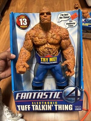 Fantastic Four  Electronic Thing 14  Toy Biz Tuff Talking Thing New,Sound Works!