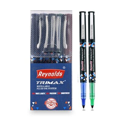 Trimax Roller Pen Green Trimax Green Refill Reynolds TRIMAX PENS