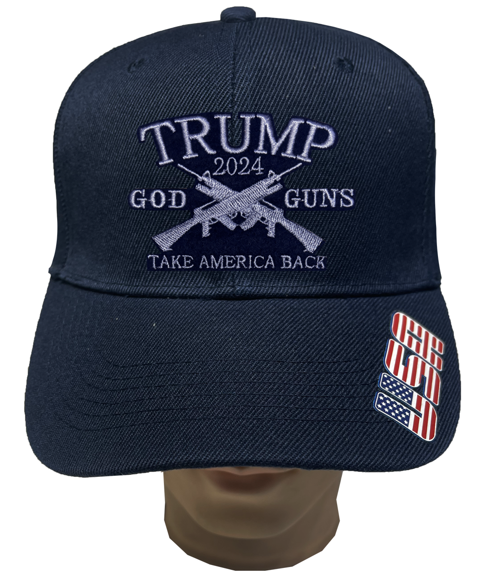 TRUMP Save America! 2024 - Black Adjustable Baseball Cap One Size