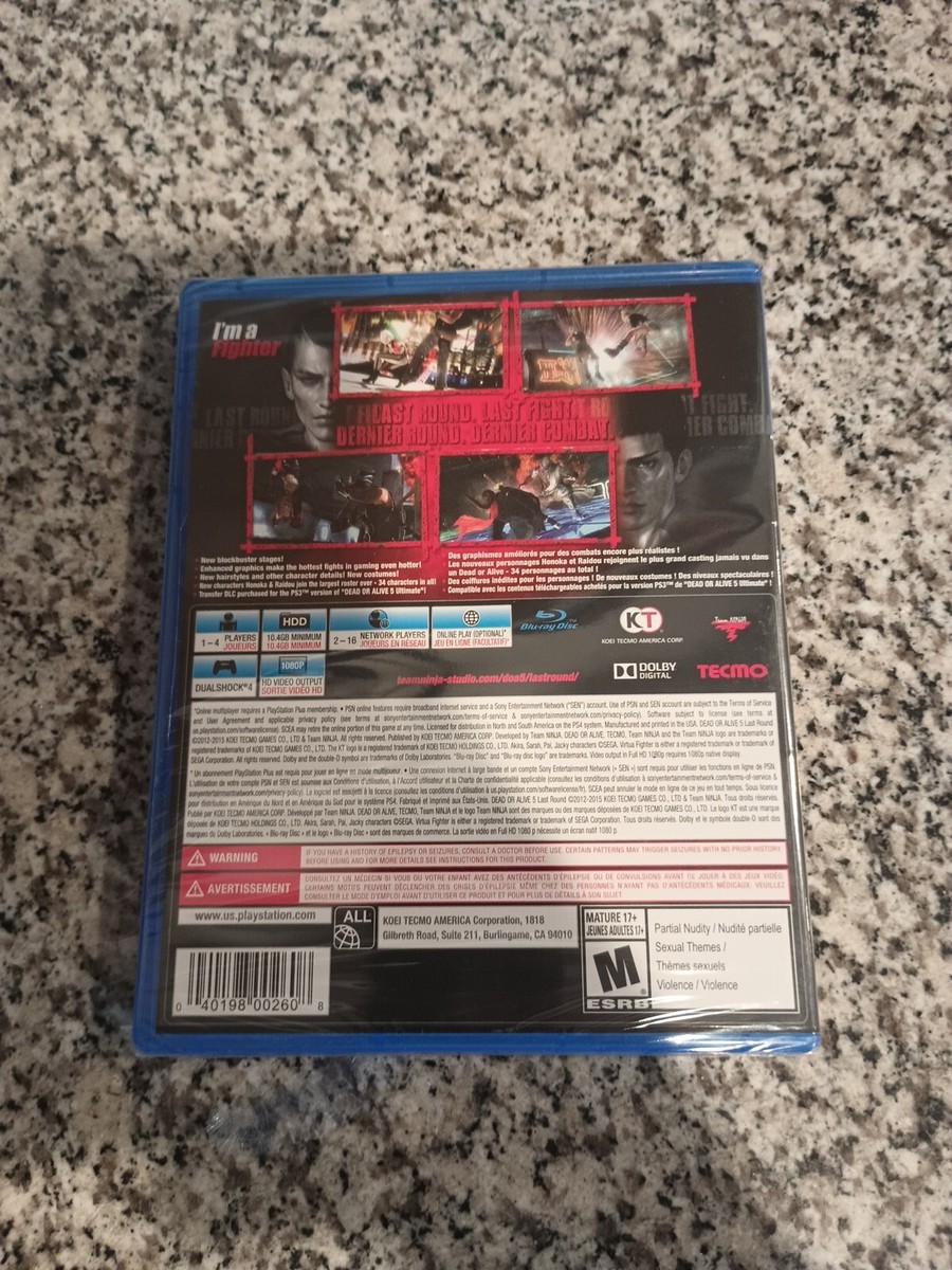 (未使用･未開封品)DEAD OR ALIVE 5 Last Round - PS4 Amazon.com: DEAD OR ALIVE 5 Last Round PS4 : Video Games