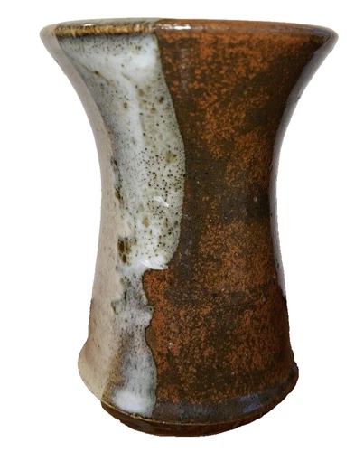 Vintage Studio Art Pottery Earthtone Glazed Stoneware Signed