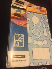 Fiskars Shape Template Stencil Balloon, Cupcake, Candle, Party Hat FREE SHIPPING