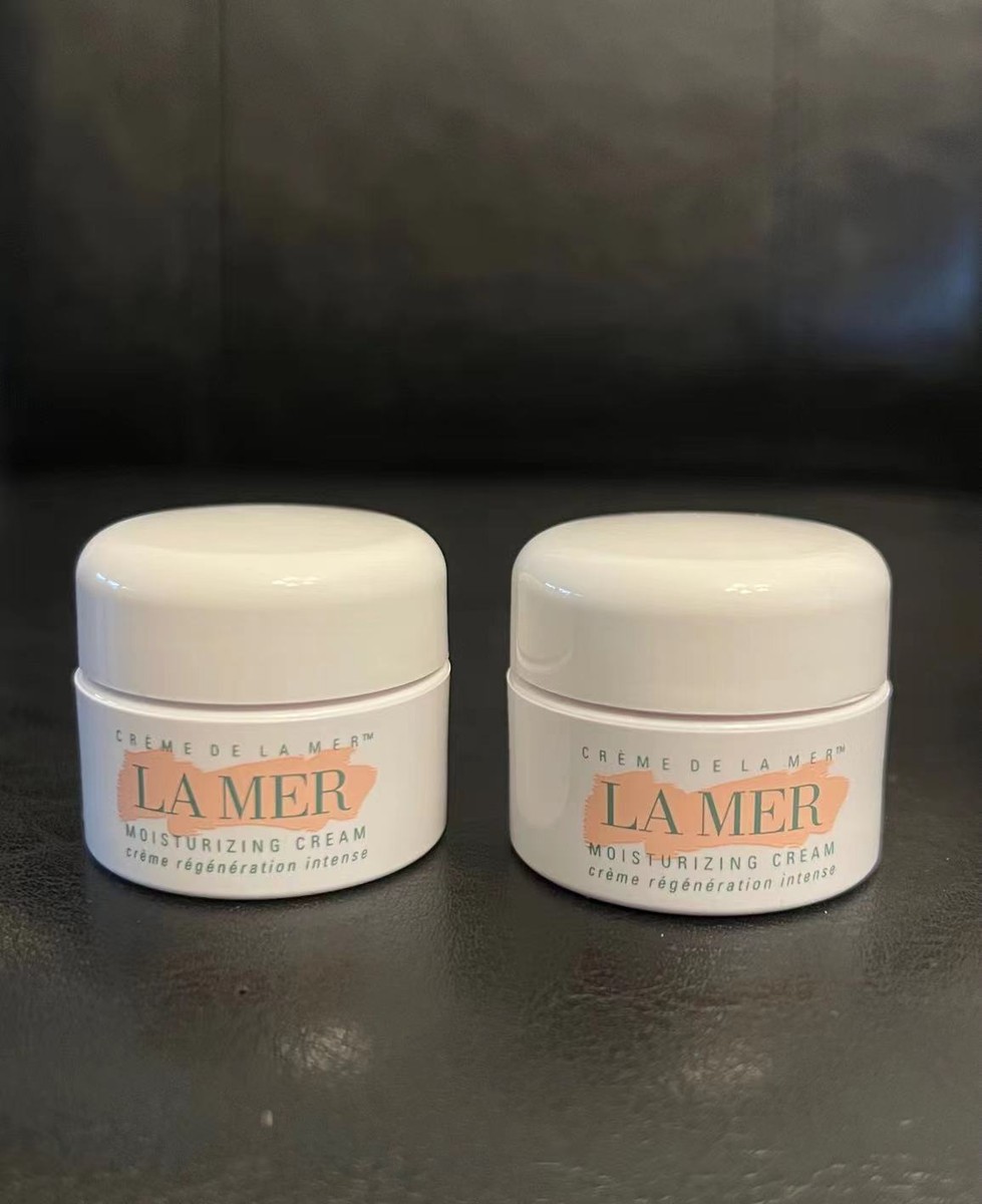 Lot of 2 x La mer lamer the moisturizing cream deluxe size 7ML