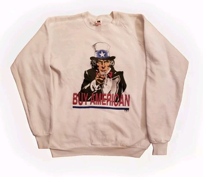 Vintage FOTL Buy American Uncle Sam Sweatshirt XL/2XL