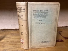 1938 Official Year Book Of The Union Of South Africa - With Color Maps