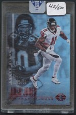 2017 Panini Illusions #41 Andre Rison / Julio Jones /50 Red