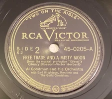 Earl Wrightson, Al Goodman Or – 78 rpm RCA Vic 45-0205: Free Trade, Misty Moon