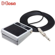 Hosa FSC-501 Latching Footswitch For Guitar Amps, Keyboards or Recorders
