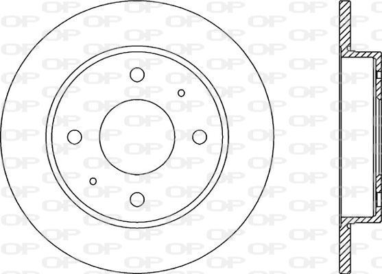 Paire de disques de frein ventilés avant 256mm pour Smart Forfour 1.3