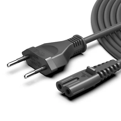 HKY C8 Stromkabel Netzkabel für HP Drucker, Canon Drucker, LG Fernseher TV