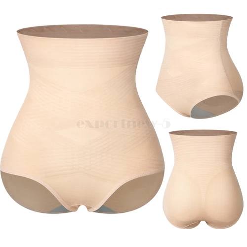 Damen Bauchkontrolle hochtaillierte Shapershorts Gürtel Shapewear nahtloses Höschen - Bild 16 von 28