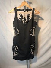 NWT Sexy Charlotte Russe Sz Medium Sheer Black Nightlife Free US Shipping (AP)