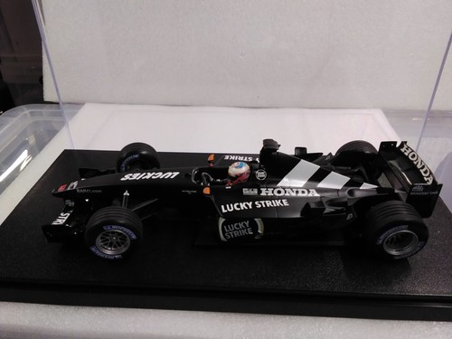 JENSON BUTTON- MINICHAMPS 1/18- CONVERSION- HONDA BLACK TEST CAR 2004