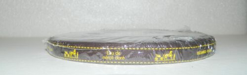 HERMES Eau de Neroli Dore Brown/Yello Ribbon Roll 50 Meters / 54.8 y NEW Sealed