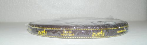 HERMES Eau de Neroli Dore Brown/Yello Ribbon Roll 50 Meters / 54.8 y NEW Sealed - Picture 1 of 4