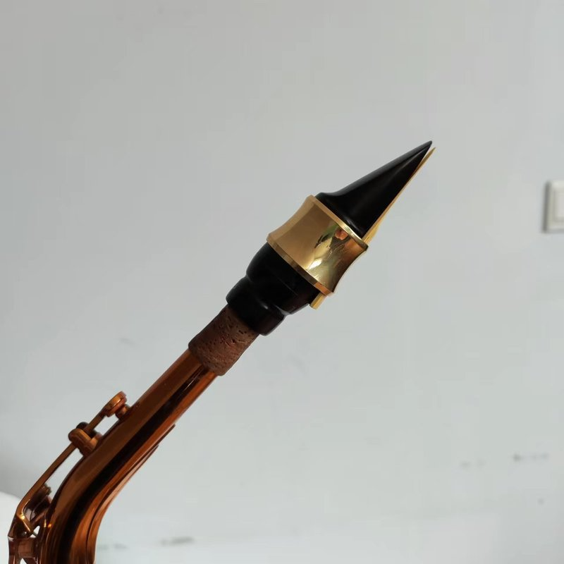 Alto Saxophone Ligature Made of Copper for Ebonite Rubber Mouthpiece 2024 USA